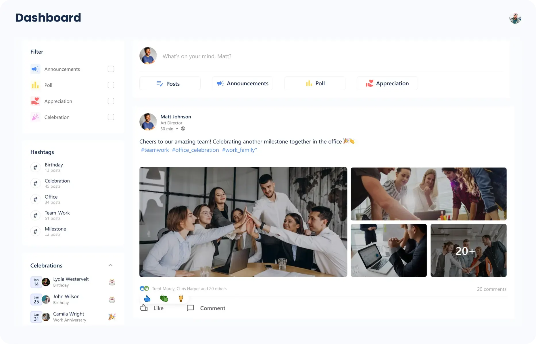 Engagement – Zimyo