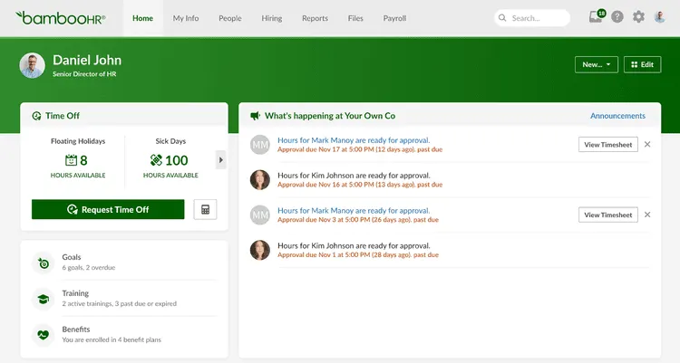 bamboo hr, hcm platform, onboarding software