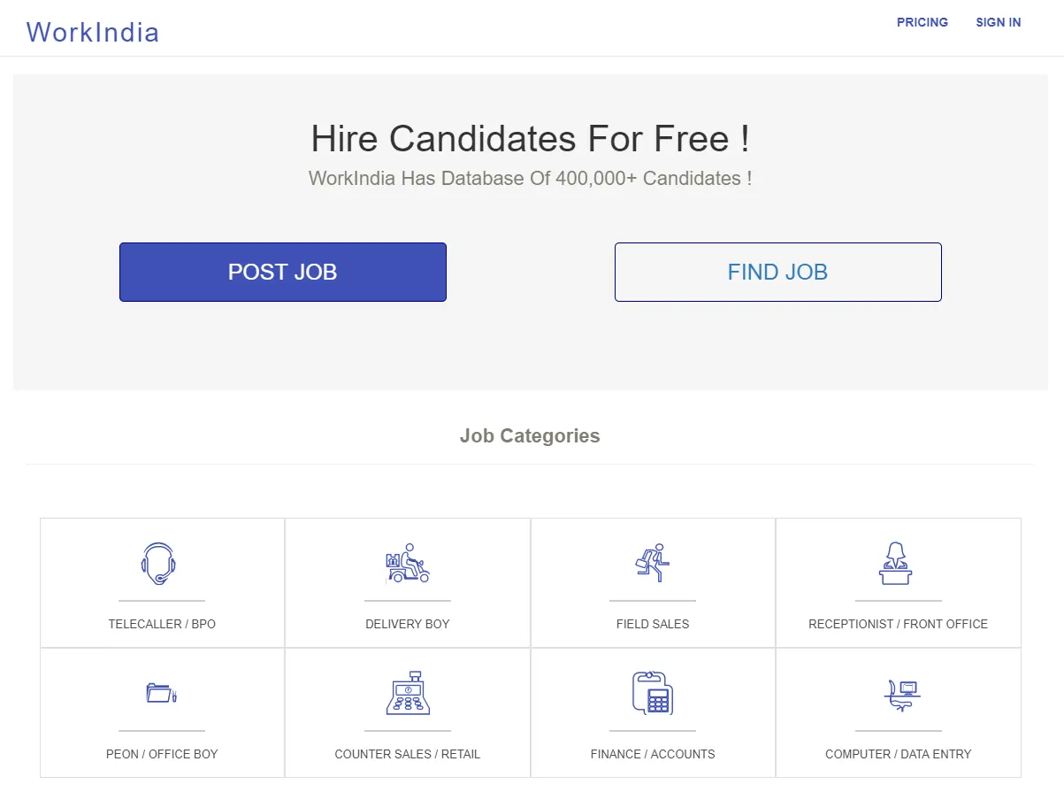 Blue-Collar Job Portals in India