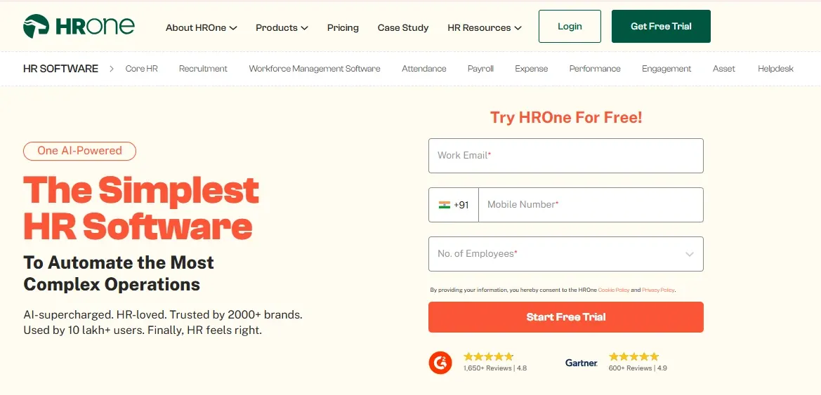 HROne, dms software