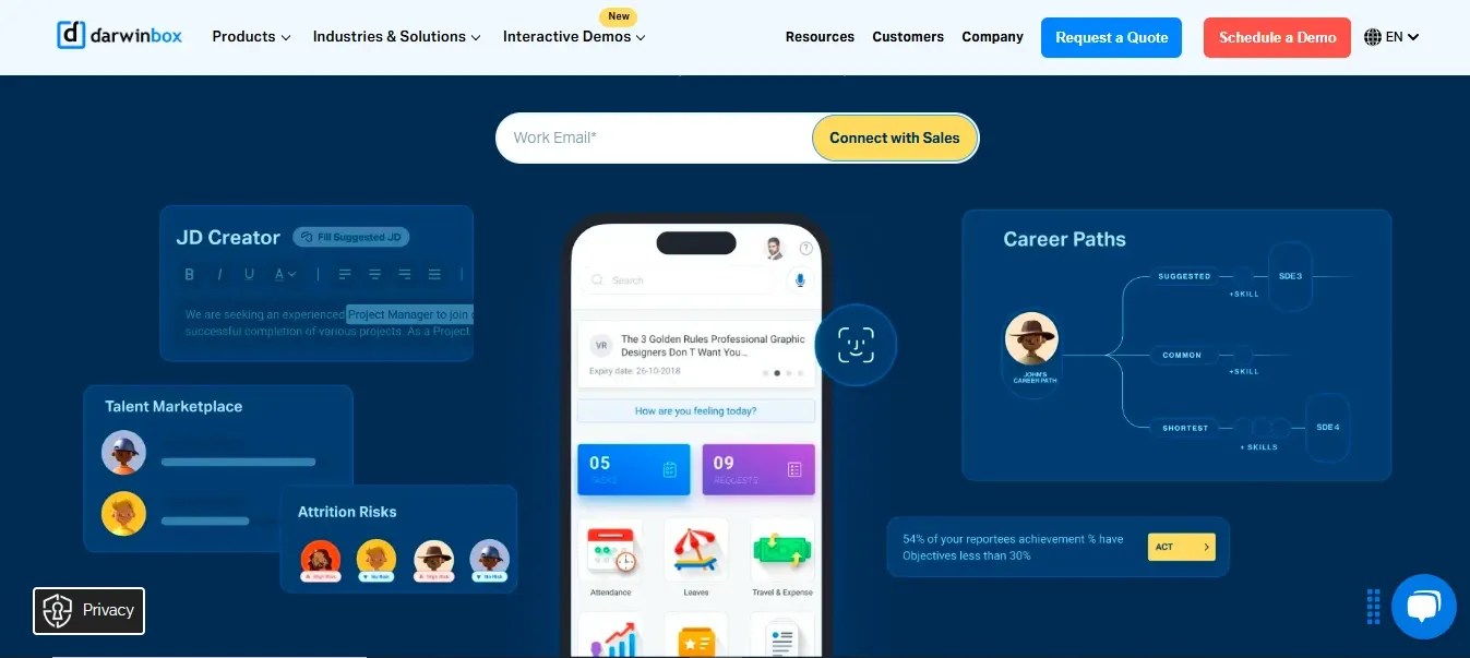 darwinbox, attendance management software