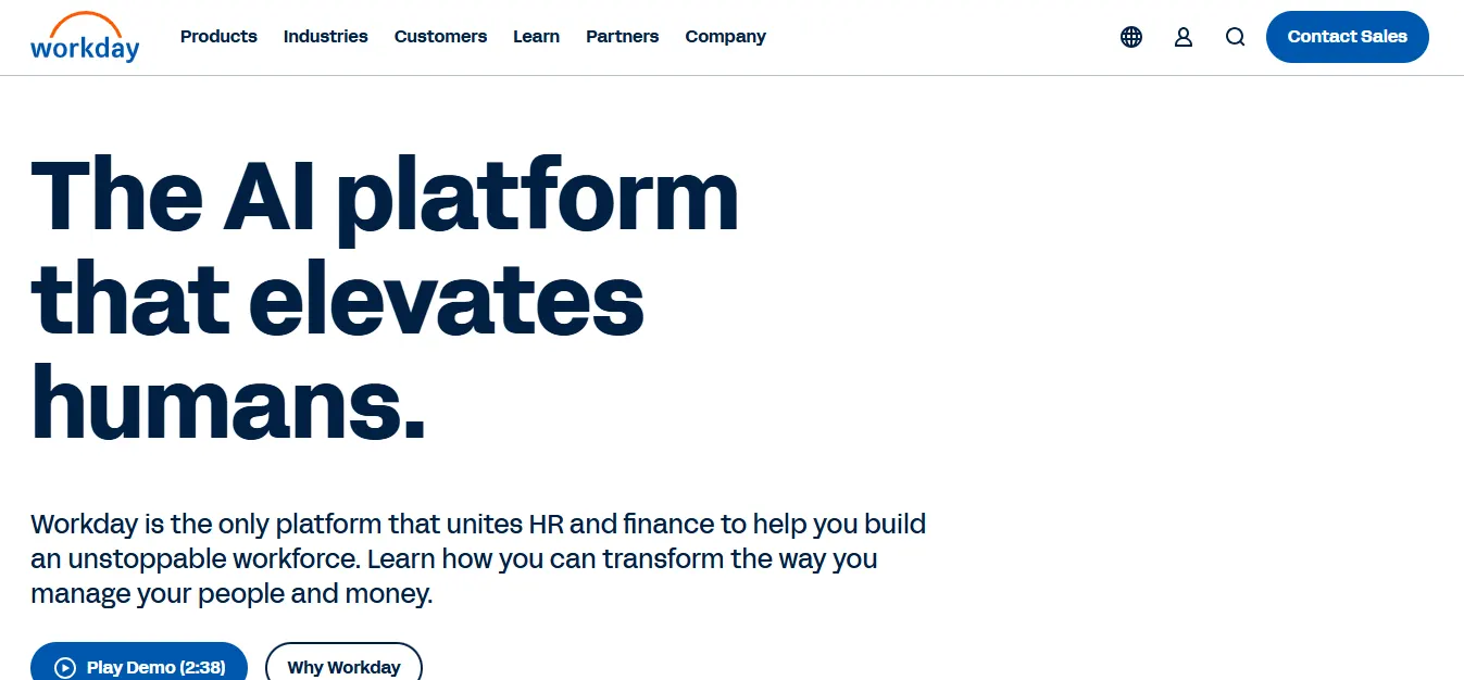 workday hr, hris software