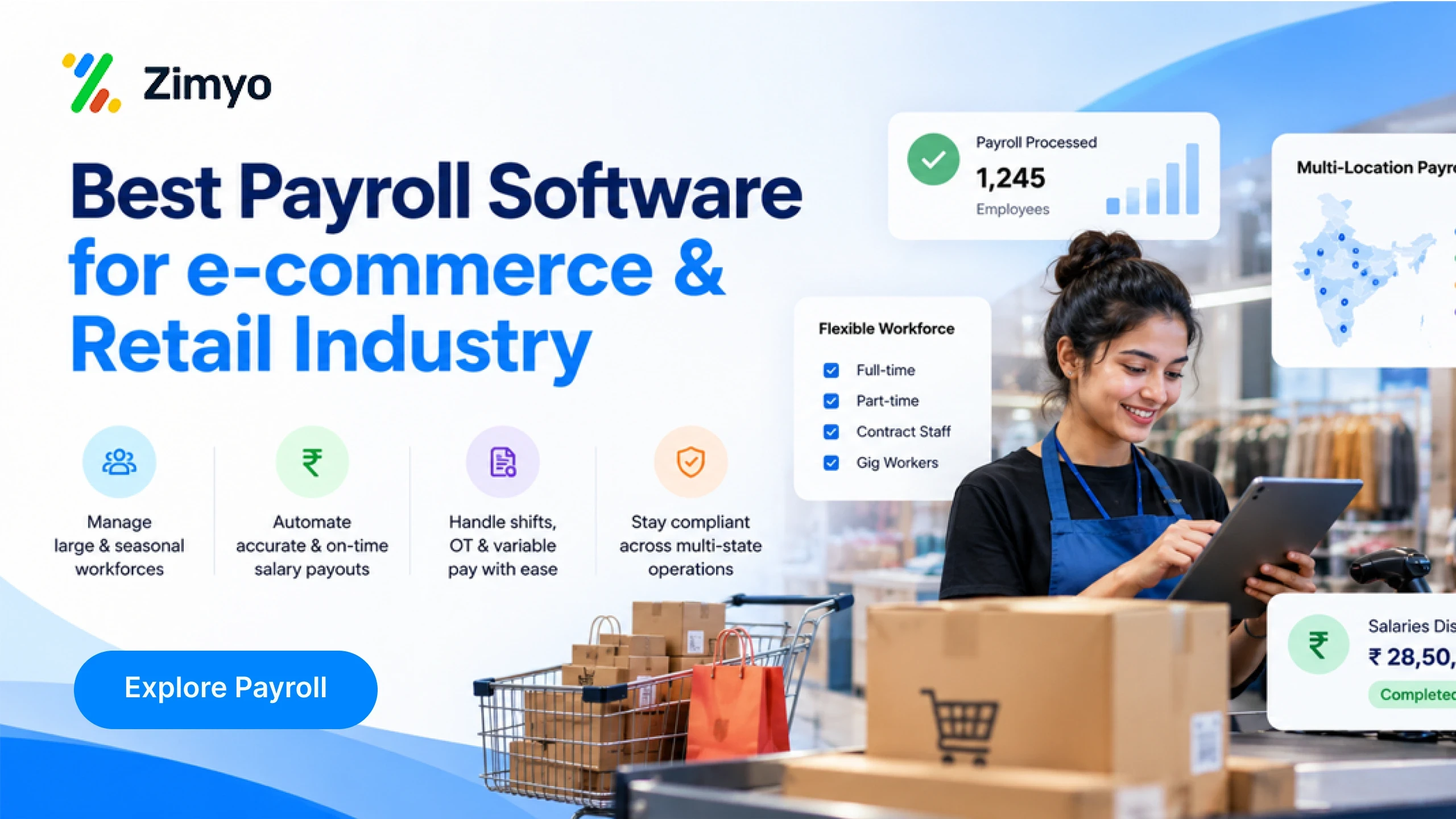 Best 8 Payroll Software for Retail & Ecommerce in India (2027)