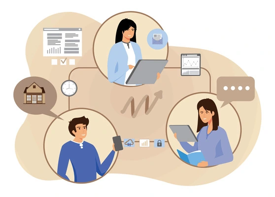Work model with HR software for UAE