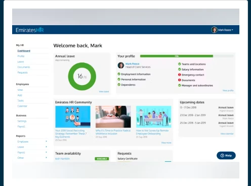 HCM software in UAE