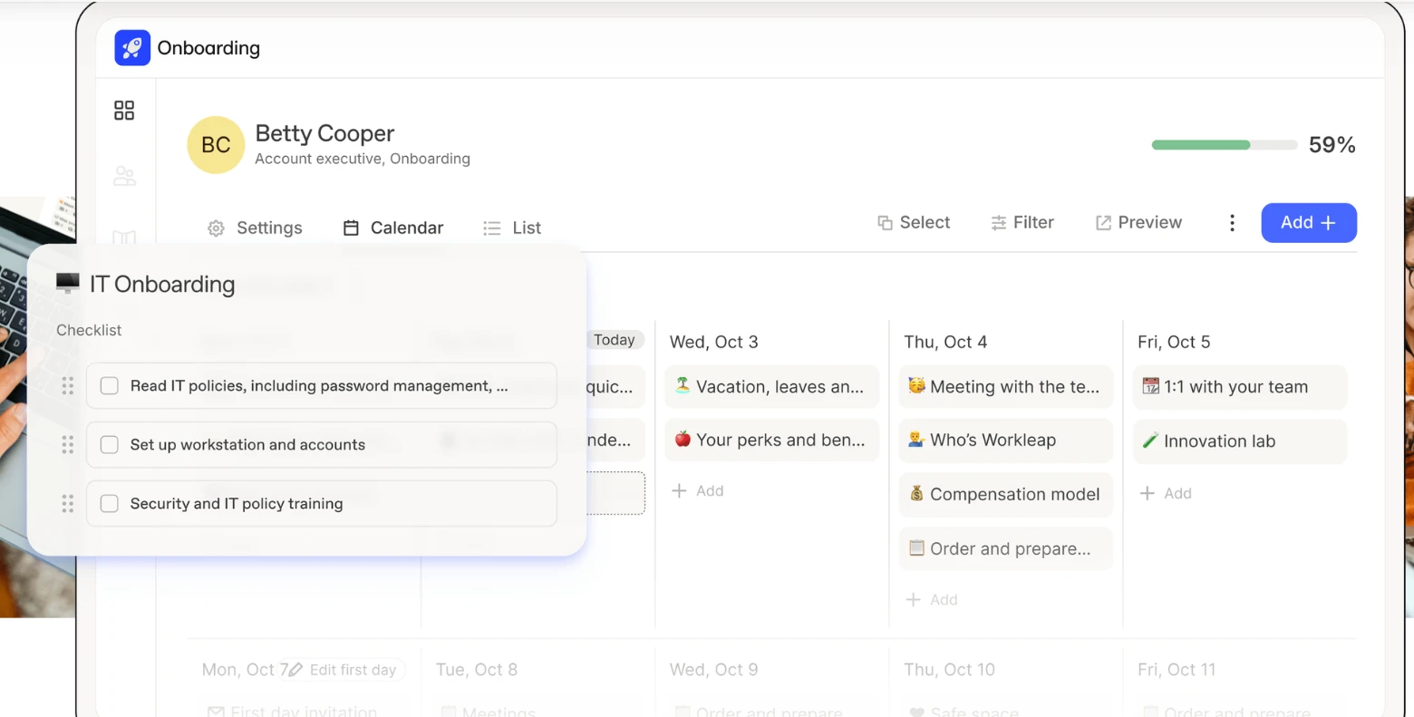 Onboarding software