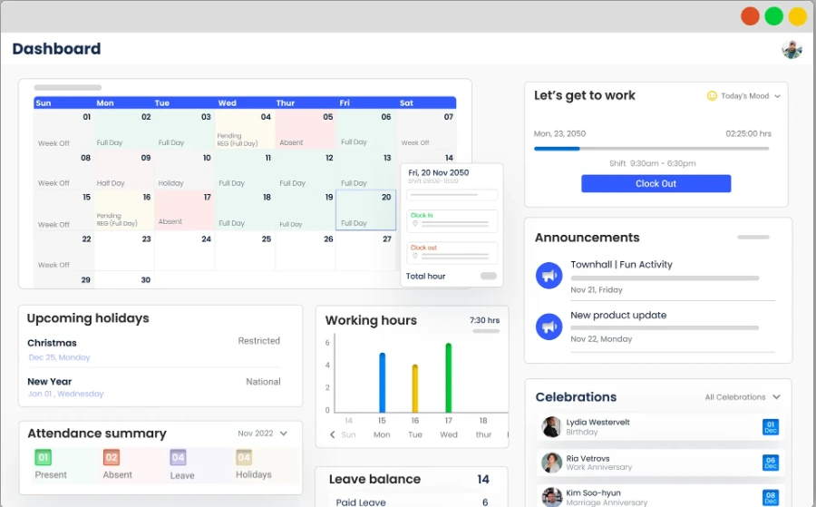 leave management system