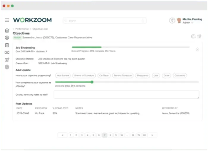 work zoom performance management software