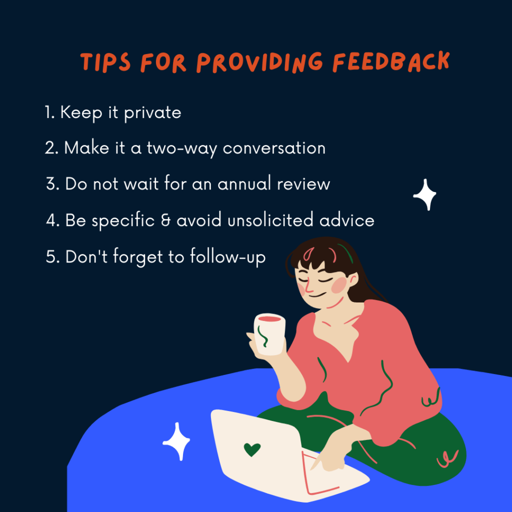 tips for providing feedback