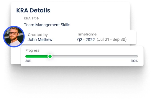 KRA Details- Performance Management Software | Track & Improve - Zimyo