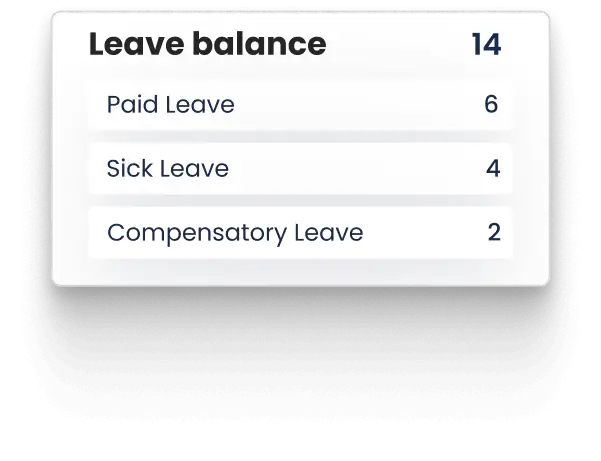 Leave Balance