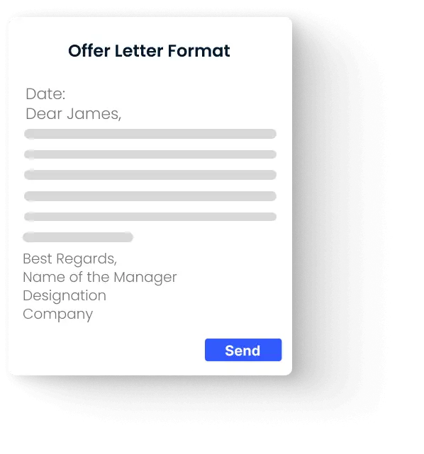 Offer Letter Format