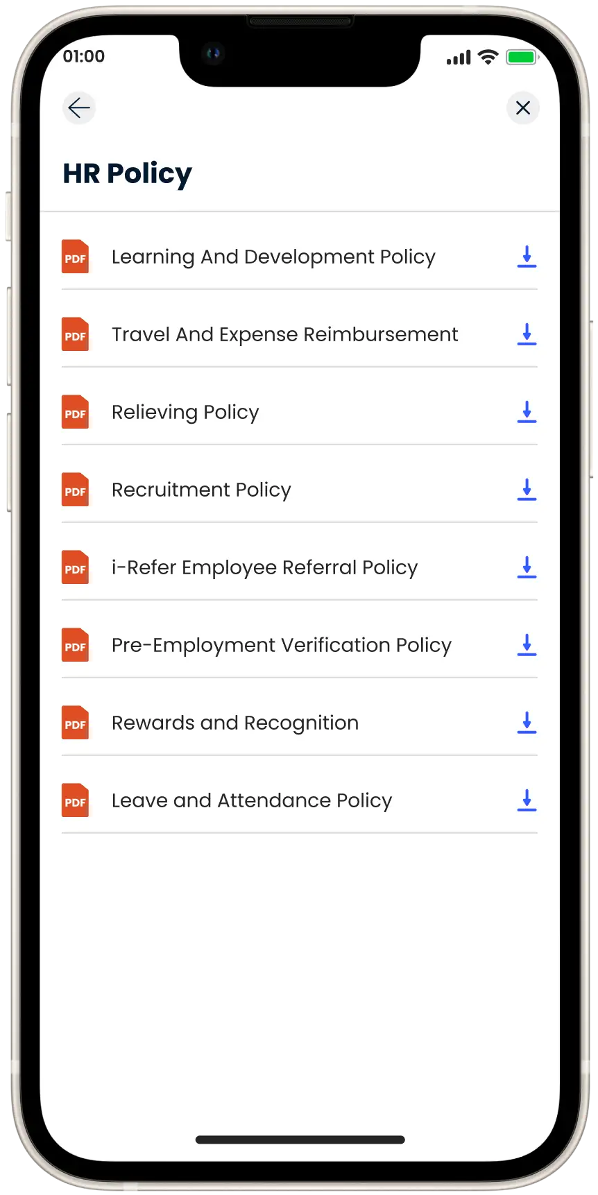 View & download policies