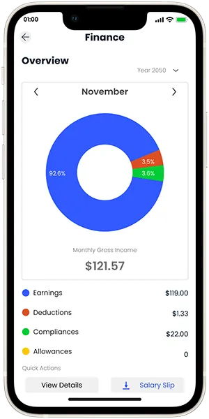 View and download payslips