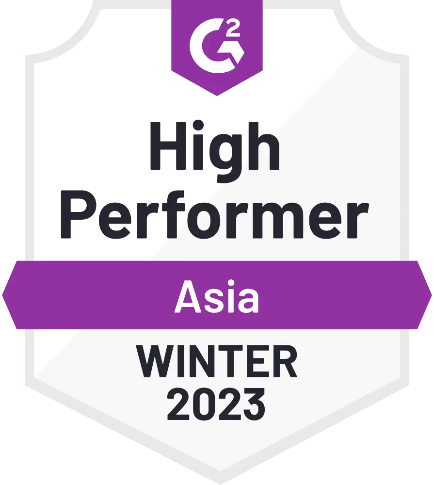 high performer asia g2 badge