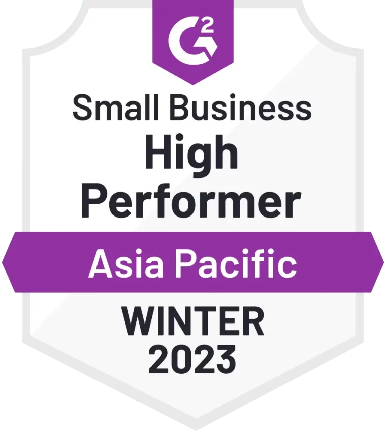 small business high performer badge g2