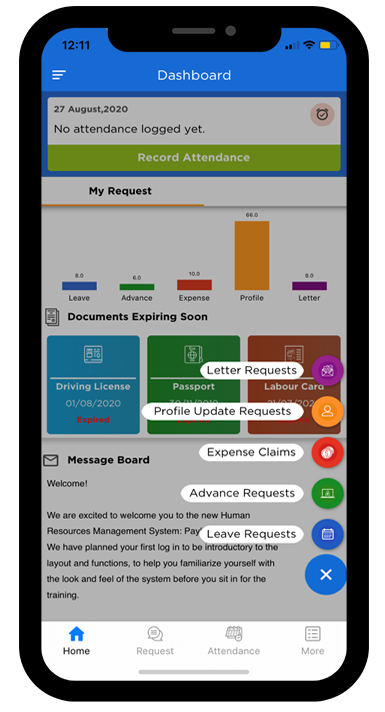 paylite hrms dashboard