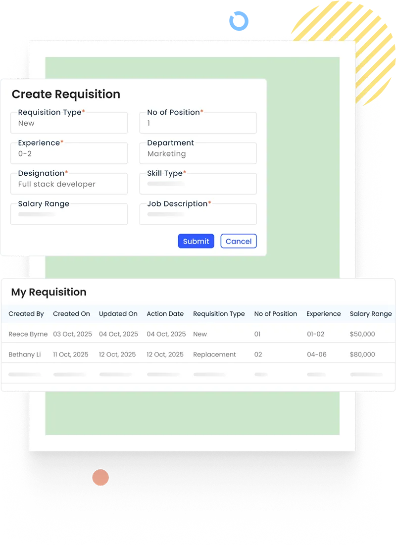 Configure Requisition Request in Requisition Management Software