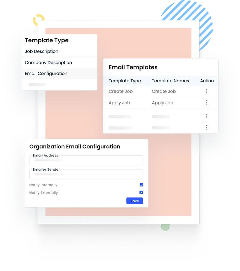 Custom Templates in Candidate Management Software
