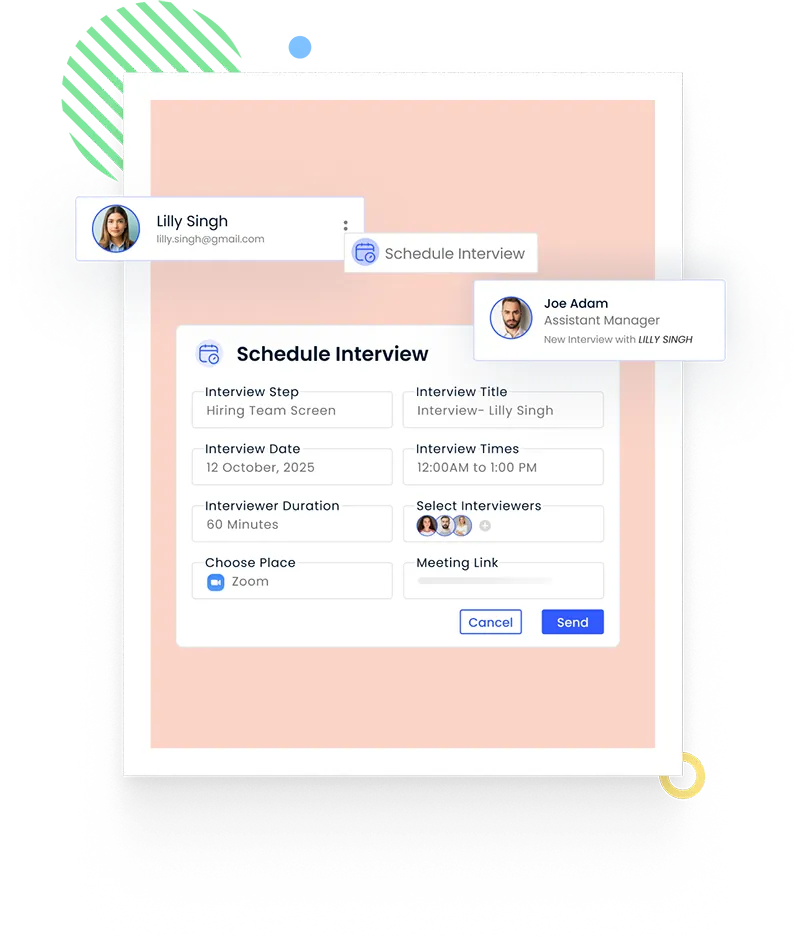 Interview Scheduling in Applicant Tracking System