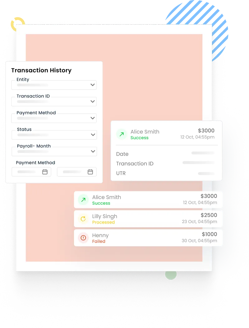 Transaction History in Payroll Automation