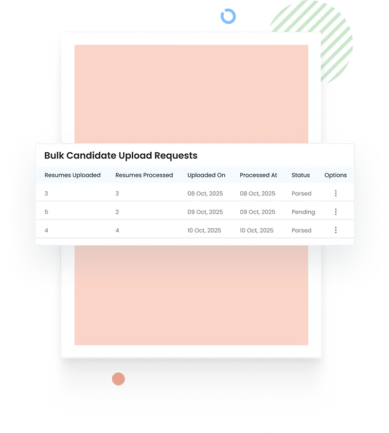 bulk resume parsing in candidate management software