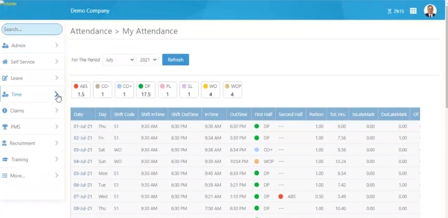 Top attendance management software India