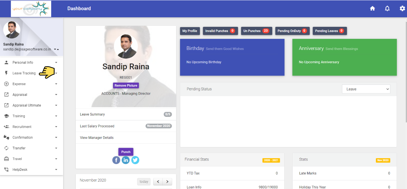 top leave management system in india