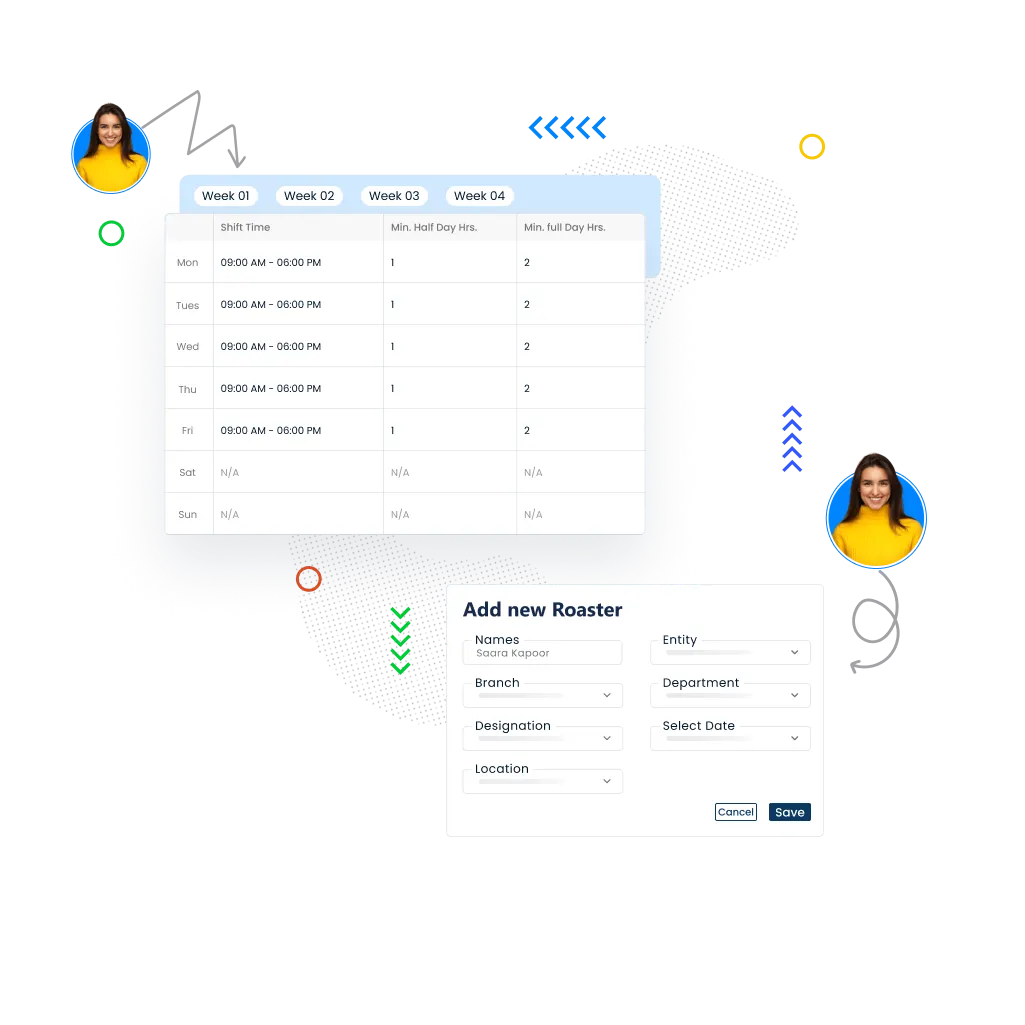 Shift management with Roaster