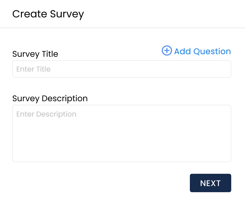 Create Survey