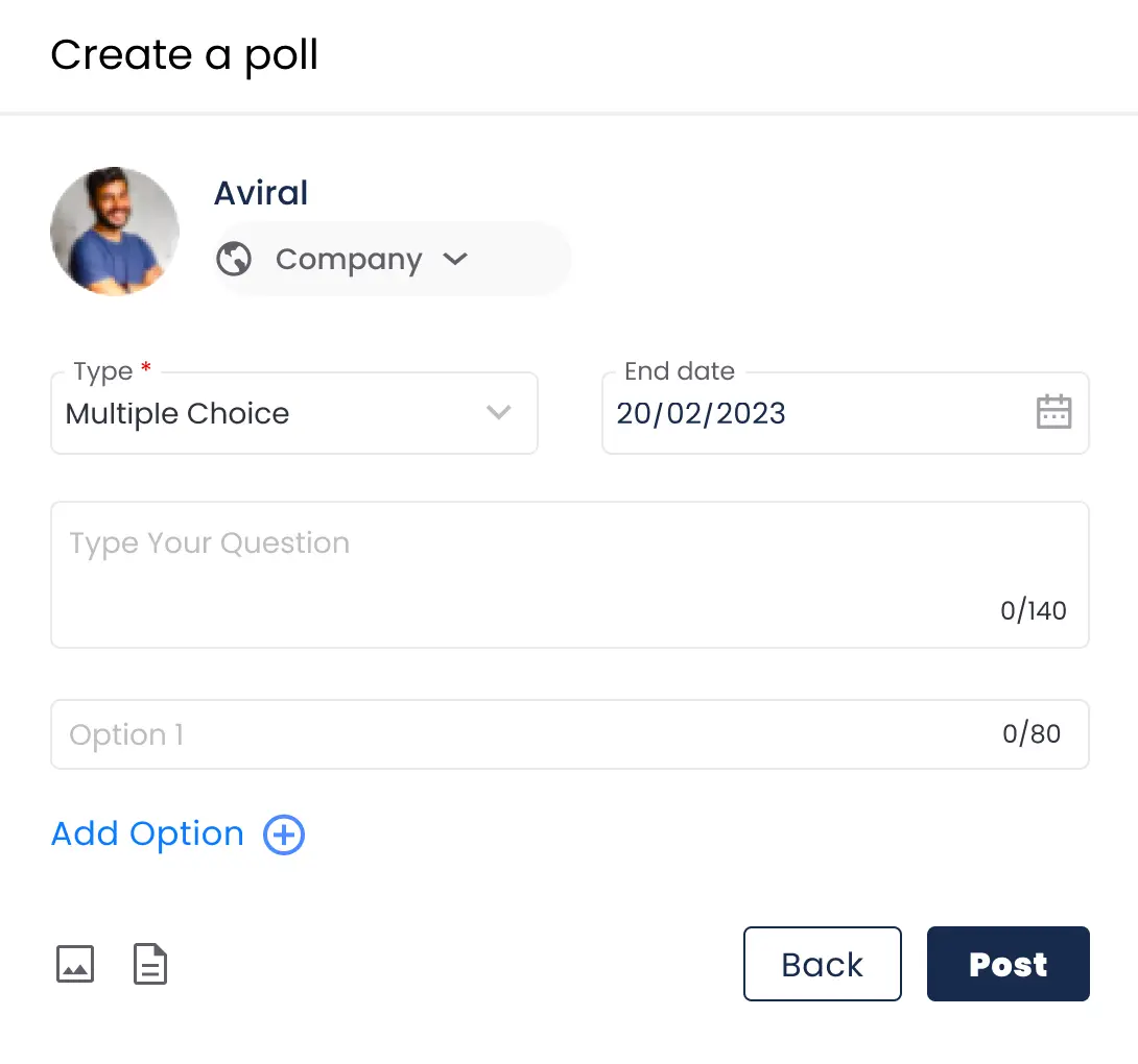 Create a Poll