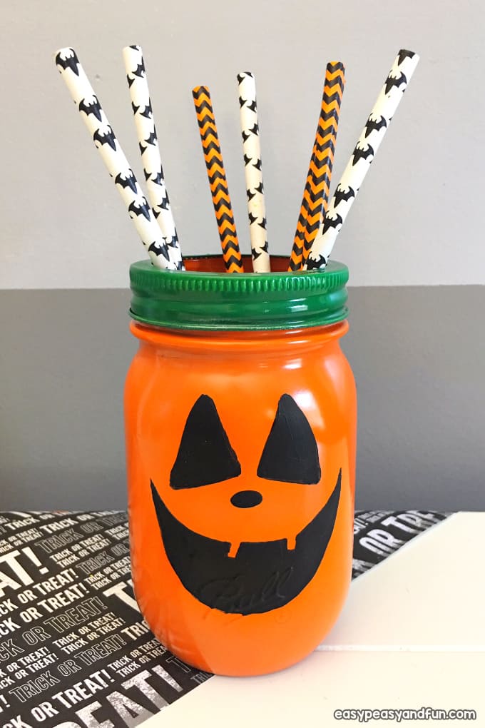 pumpkin mason jars