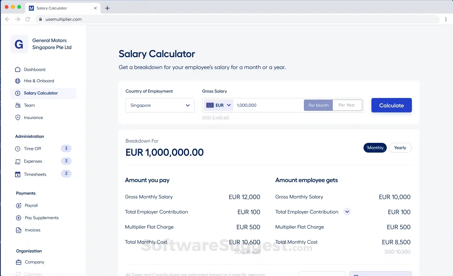 multiplier payroll