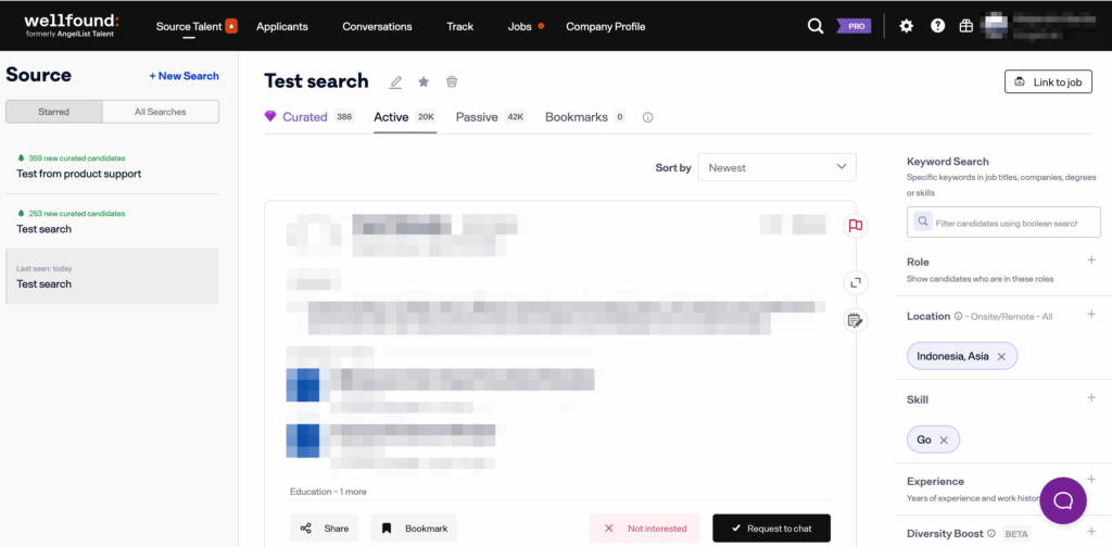 employee job websites, startup job sites