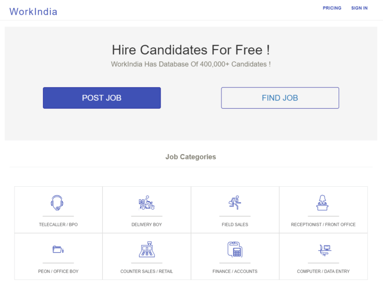 Blue-Collar Job Portals in India