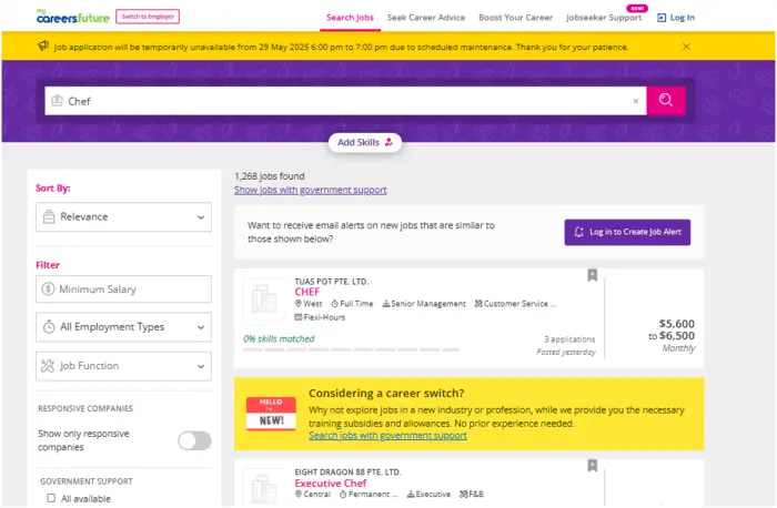 job sites in singapore