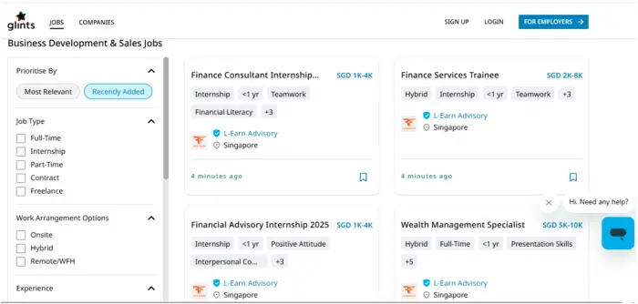 job sites in singapore