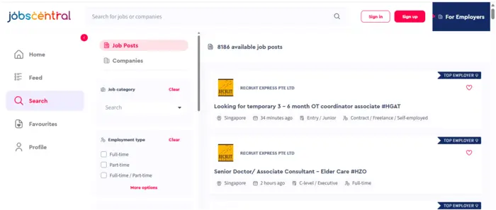 job sites in singapore