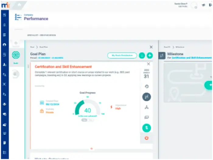 miHCM performance management software