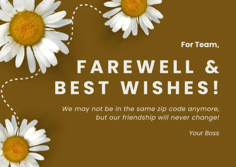 goodbye quotes for team