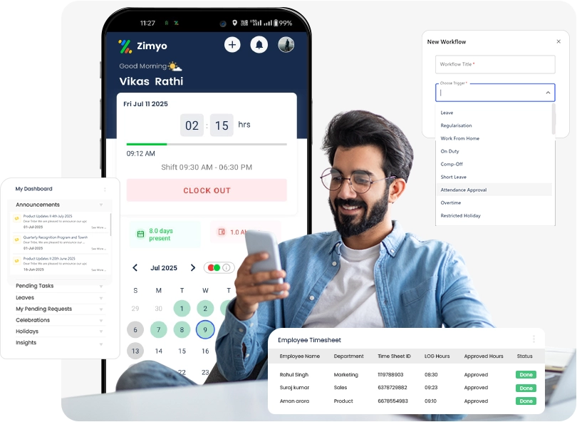HR using Zimyo