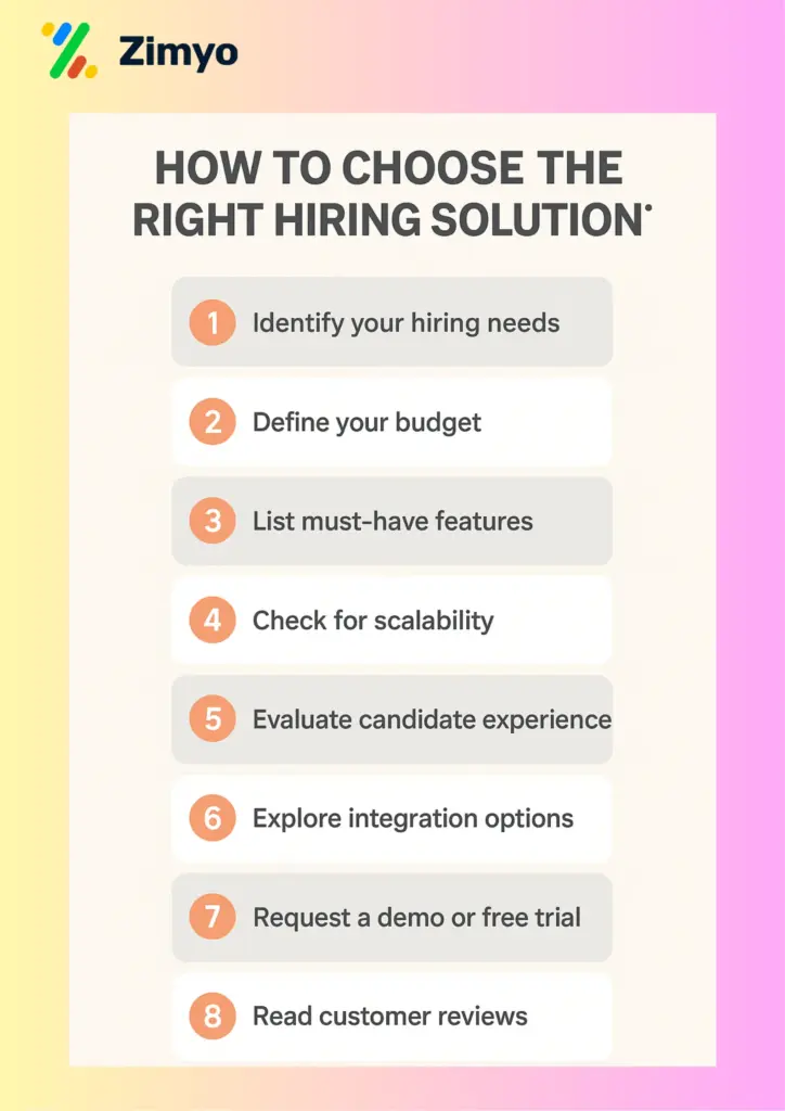 guide to choose hiring software