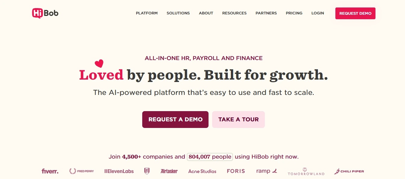 HiBob, workforce engagement software