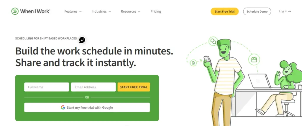 when i work, workforce management software