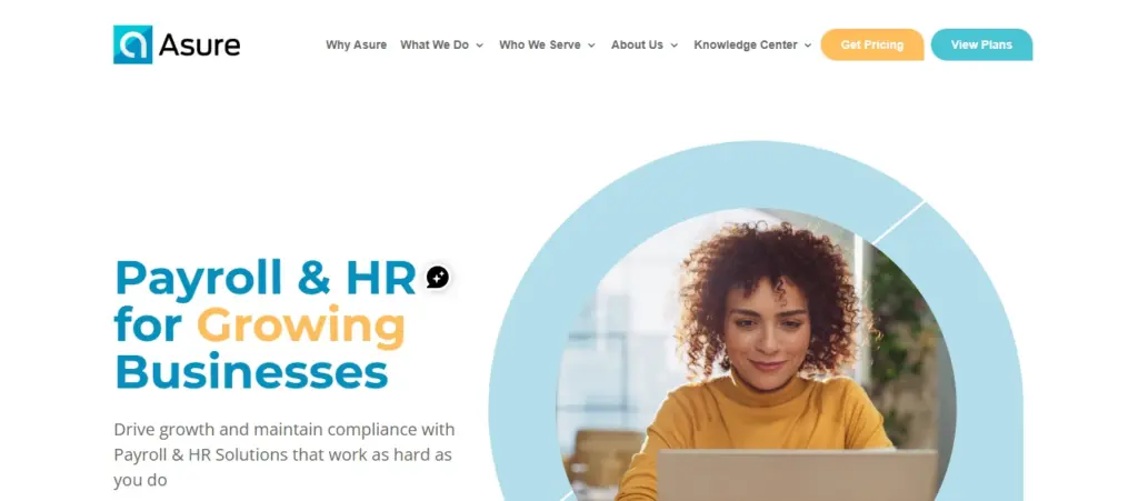 asure home page