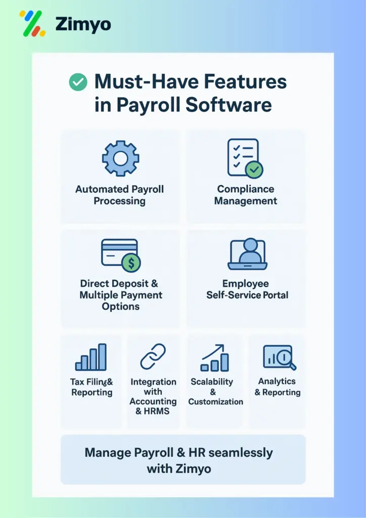 must have feature in payroll software