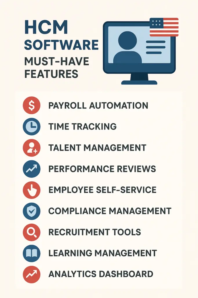 HCM Software Must Have Features for USA