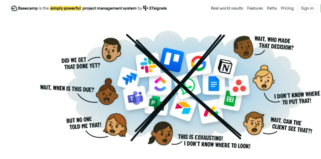 basecamp, project management