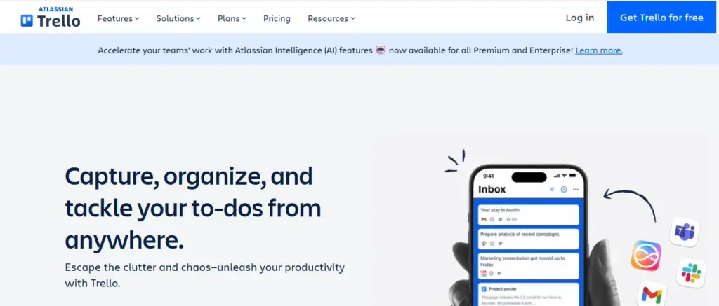 Trello, task tracker