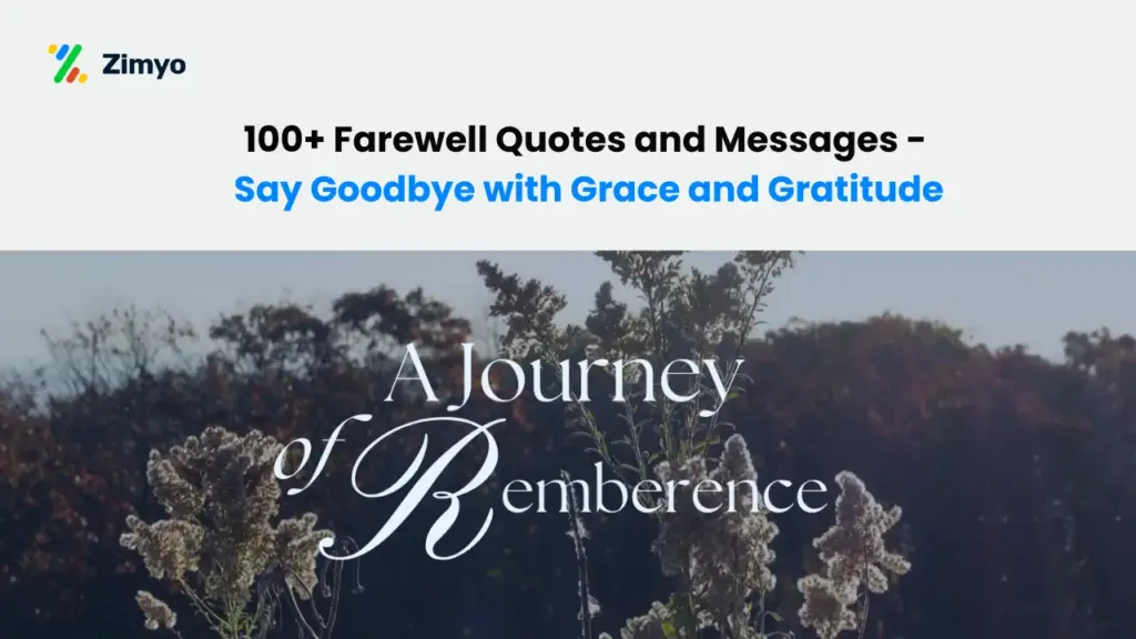 Farewell quotes feature image